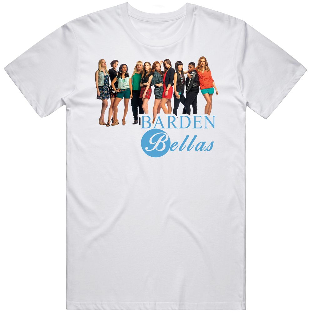 The Barden Bellas Pitch Perfect Fictional Music Group Fan Men’s 100% Cotton White T Shirt The Barden Bellas Pitch Perfect Fictional Music Group Fan Men’s 100% Cotton White T Shirt