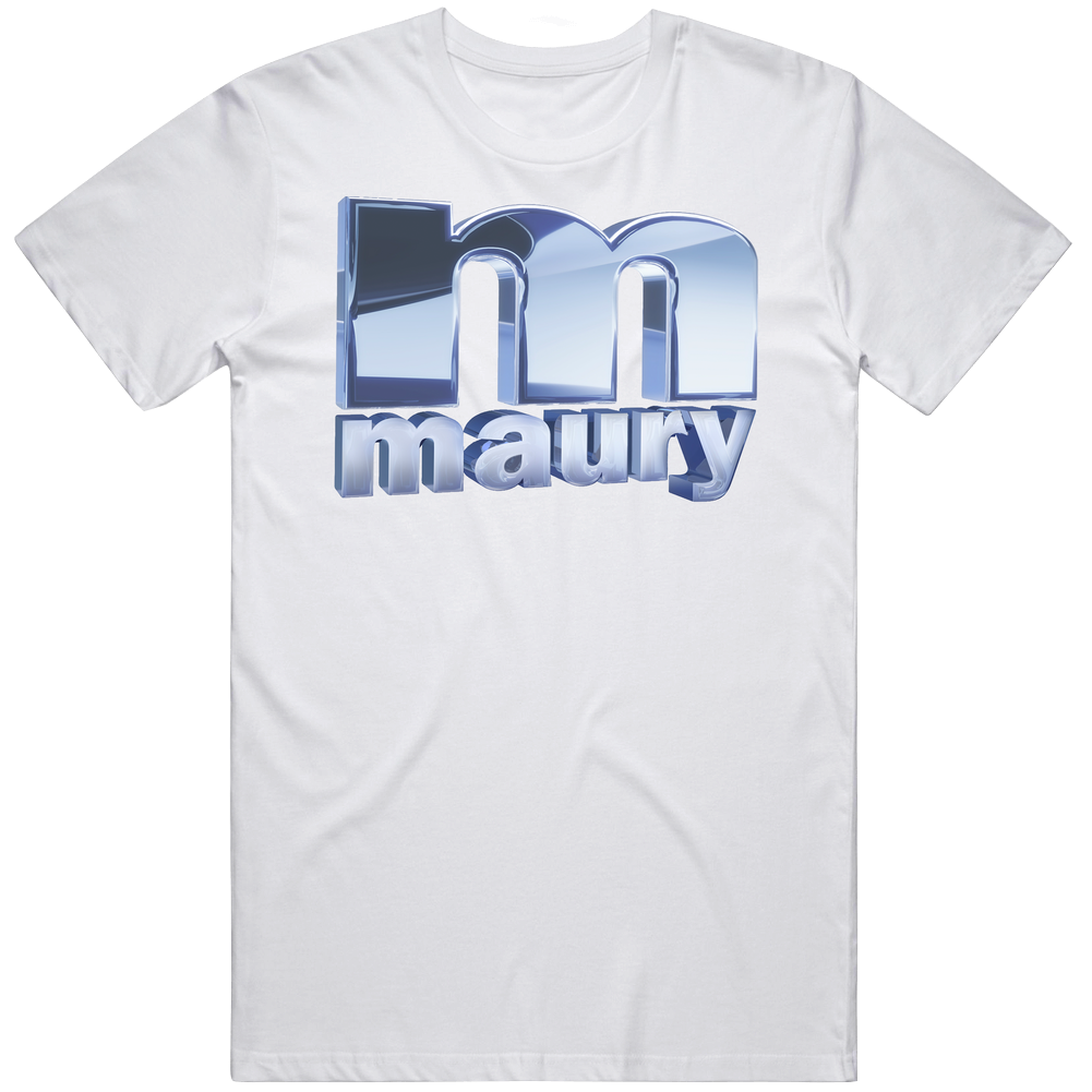Maury 90s Talk Tv Show Men’s 100% Cotton White T Shirt Maury 90s Talk Tv Show Men’s 100% Cotton White T Shirt