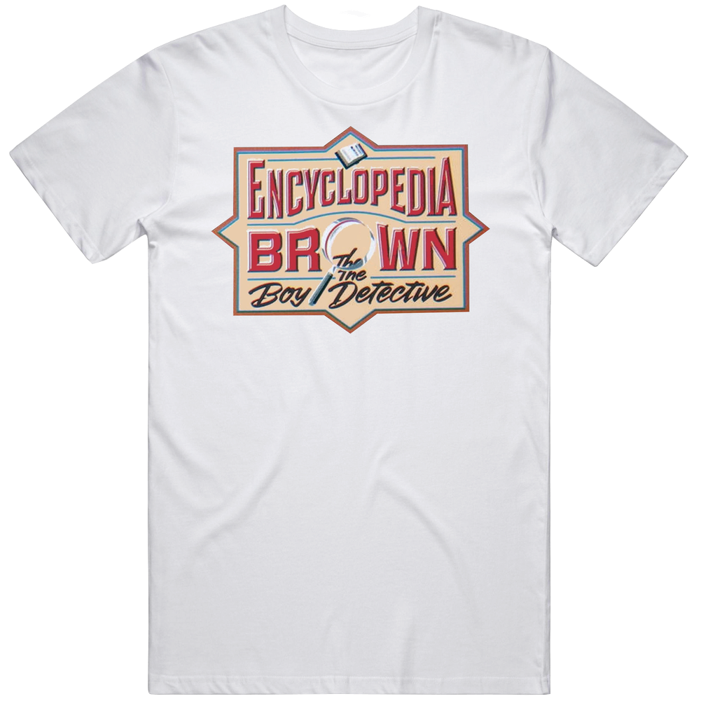 Encyclopedia Brown The Boy Detective Tv Show Fan Men’s 100% Cotton White T Shirt Encyclopedia Brown The Boy Detective Tv Show Fan Men’s 100% Cotton White T Shirt