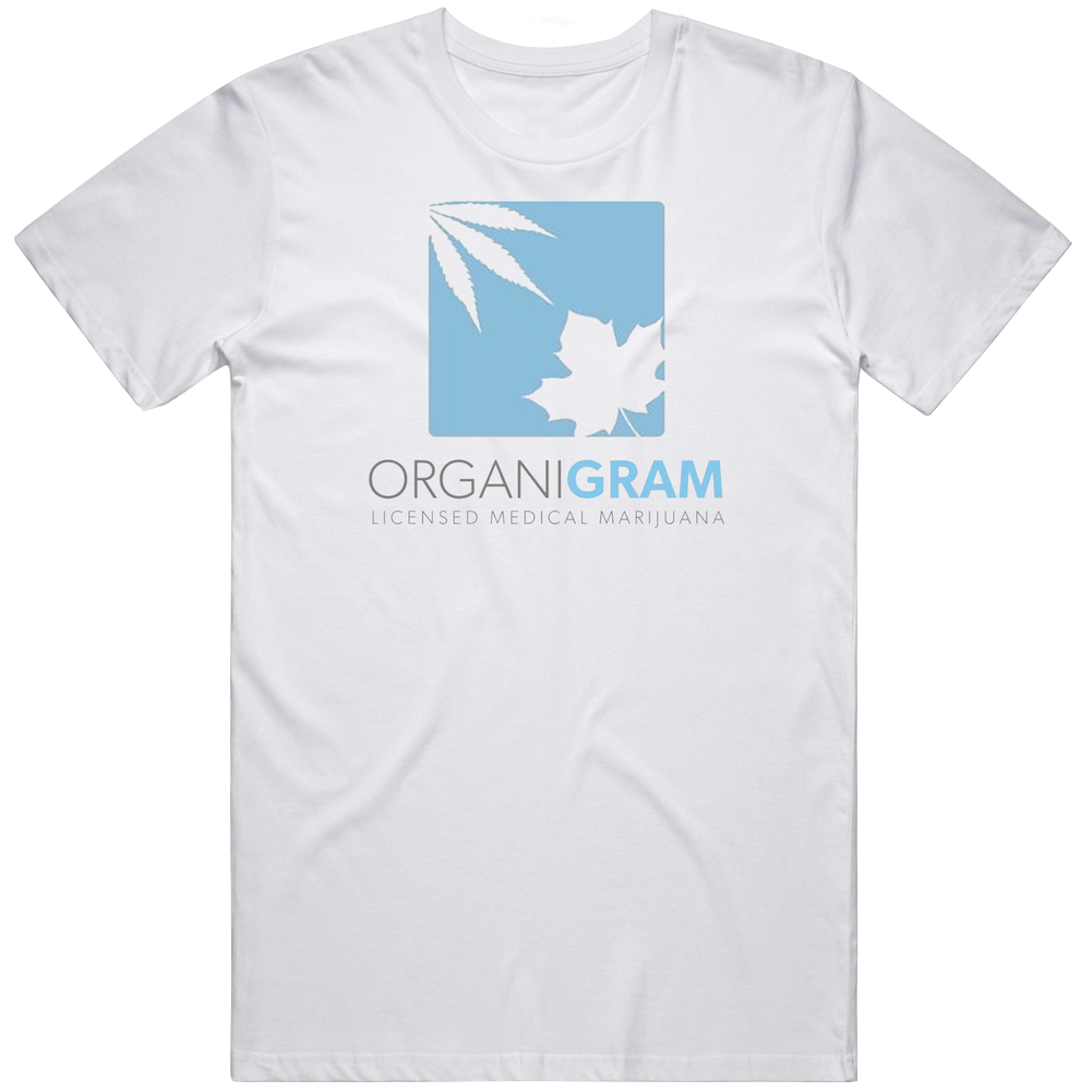 Organigram Holdings Inc Cannabis Weed Marijuana Stoner Company Logo Fan Men’s 100% Cotton White T Shirt Organigram Holdings Inc Cannabis Weed Marijuana Stoner Company Logo Fan Men’s 100% Cotton White T Shirt