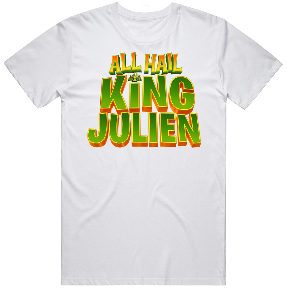 All Hail King Julien Netflix Original Fan Men’s 100% Cotton White T Shirt All Hail King Julien Netflix Original Fan Men’s 100% Cotton White T Shirt