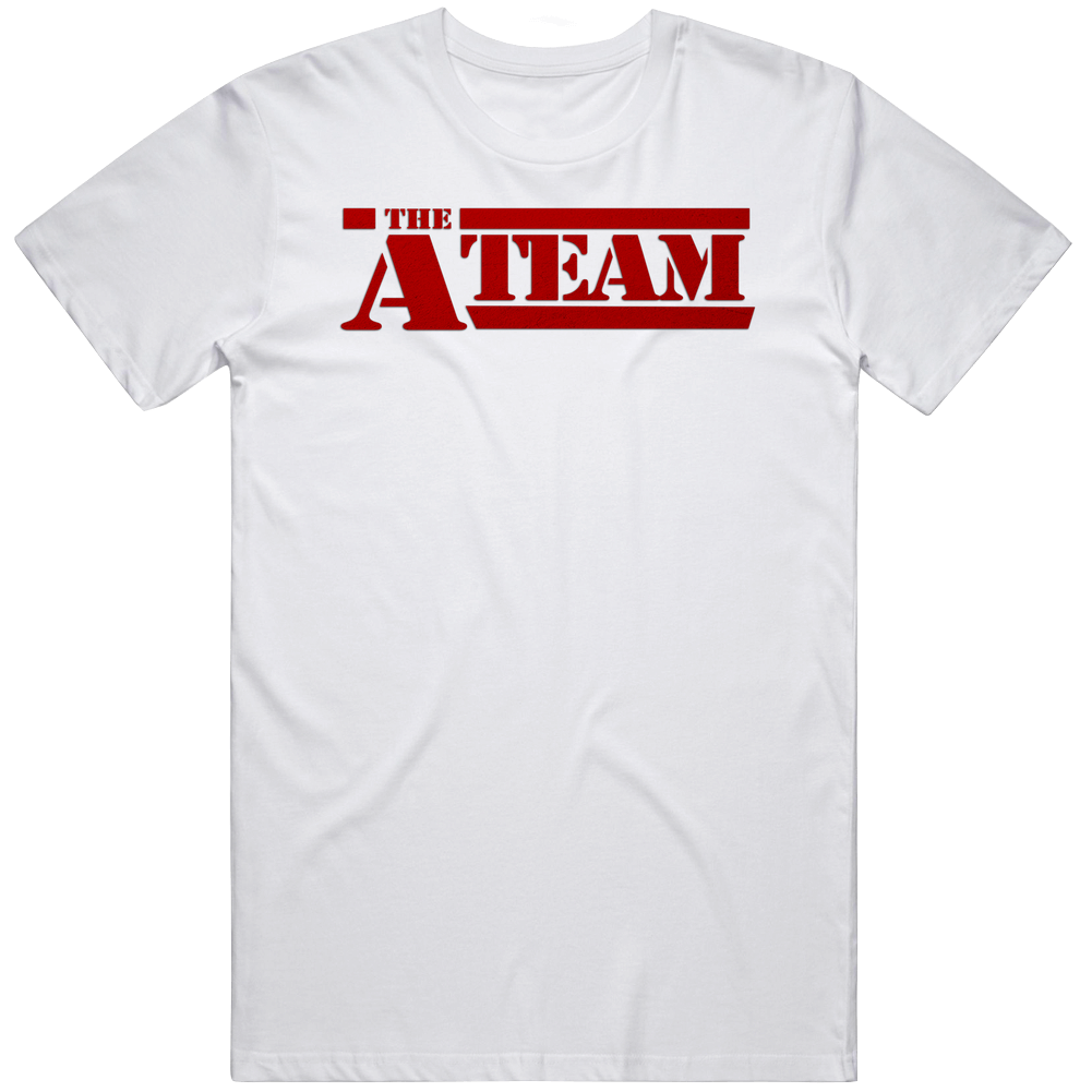 The A Team Retro 80s Tv Show Logo Fan Men’s 100% Cotton White T Shirt The A Team Retro 80s Tv Show Logo Fan Men’s 100% Cotton White T Shirt