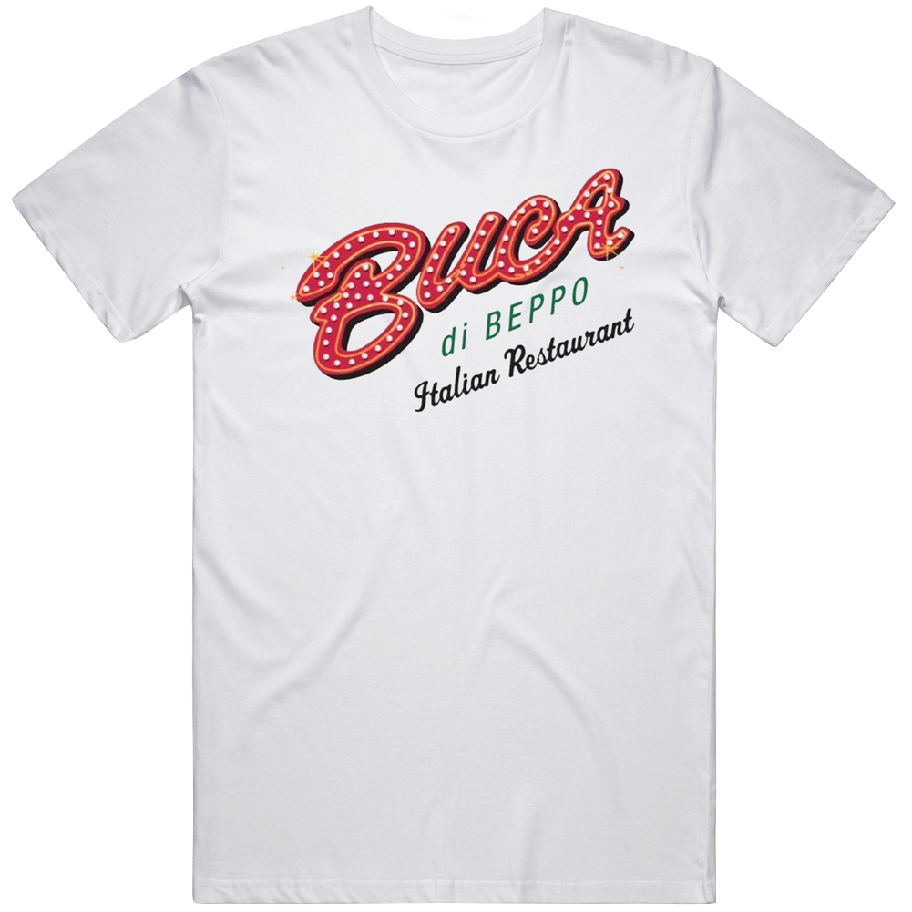 Buca Di Beppo Pizza Restaurant Foodie Tour Brand Logo Fan Men’s 100% Cotton White T Shirt Buca Di Beppo Pizza Restaurant Foodie Tour Brand Logo Fan Men’s 100% Cotton White T Shirt