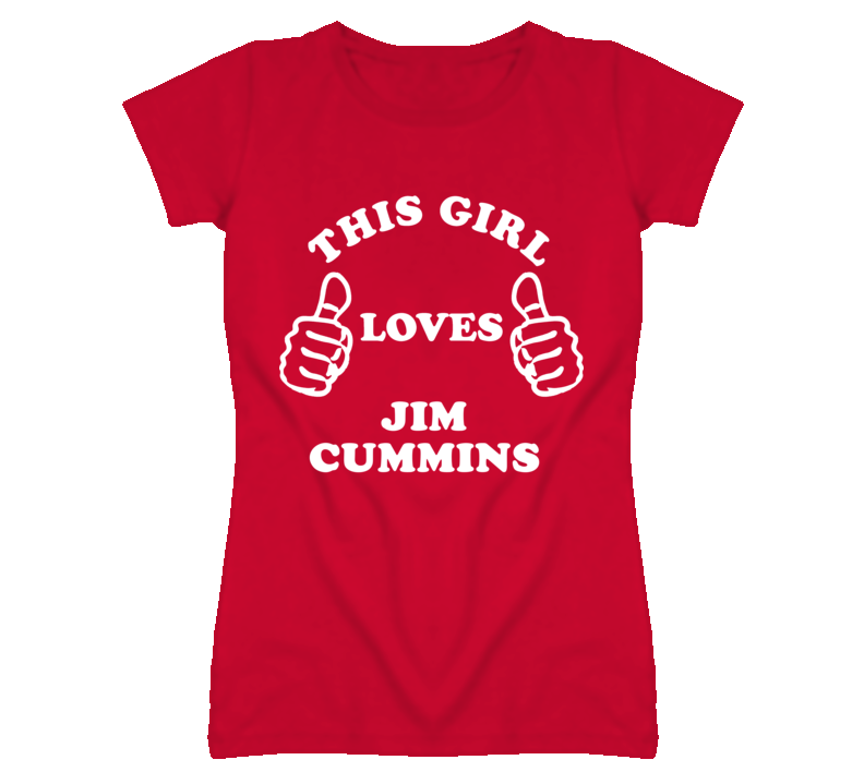 Jim Cummins Detroit Michigan Hockeytown This Girl Loves T shirt Jim Cummins Detroit Michigan Hockeytown This Girl Loves T shirt