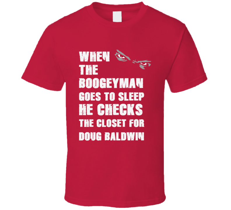 Doug Baldwin Detroit Michigan HockeyTown Boogeyman T shirt Doug Baldwin Detroit Michigan HockeyTown Boogeyman T shirt