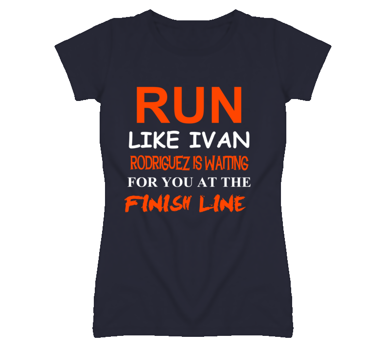 Ivan Rodriguez Detroit Michigan Baseball Run Inspiration T shirt Ivan Rodriguez Detroit Michigan Baseball Run Inspiration T shirt