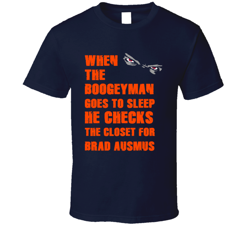 Brad Ausmus Detroit Michigan Baseball Boogeyman T shirt Brad Ausmus Detroit Michigan Baseball Boogeyman T shirt