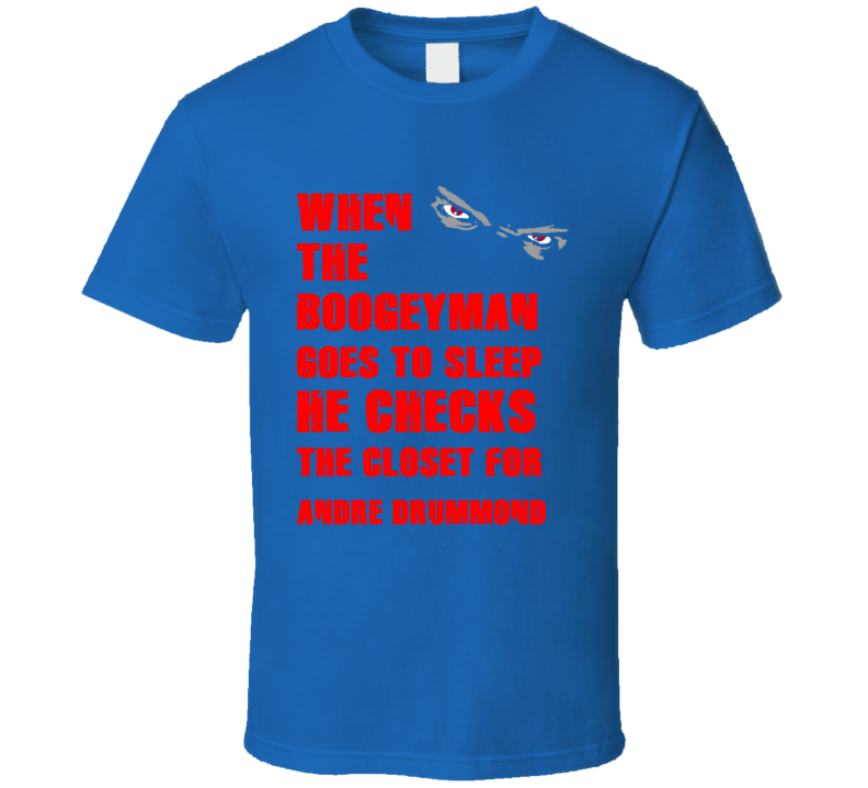 Andre Drummond Detroit Michigan Sports Boogeyman T shirt Andre Drummond Detroit Michigan Sports Boogeyman T shirt