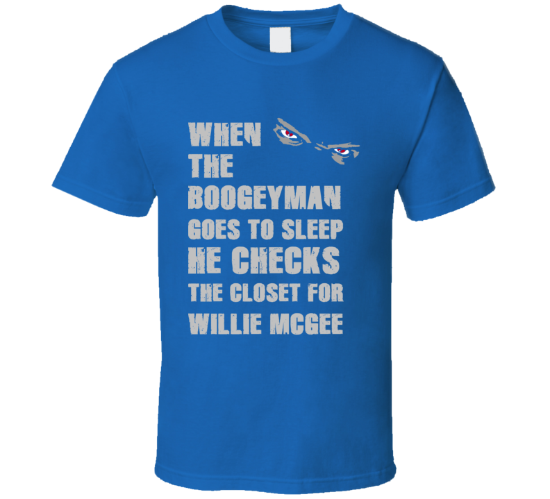 Willie McGee Detroit Michigan Sports Boogeyman T shirt Willie McGee Detroit Michigan Sports Boogeyman T shirt