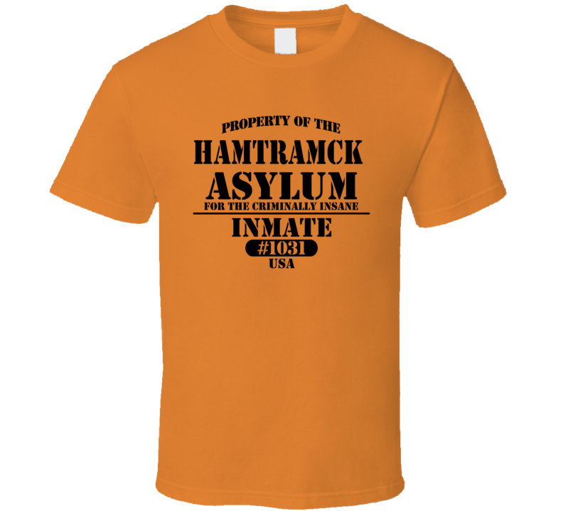 Michigan Insane Prison Asylum T Shirt Michigan Insane Prison Asylum T Shirt