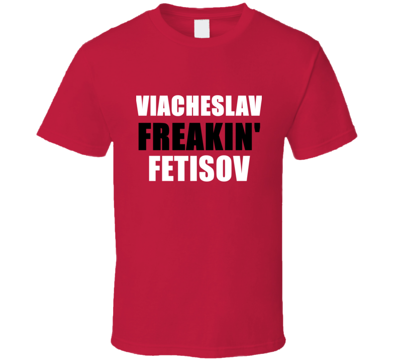 Viacheslav Fetisov Freakin Sports Michigan Detroit Hockey T Shirt Viacheslav Fetisov Freakin Sports Michigan Detroit Hockey T Shirt
