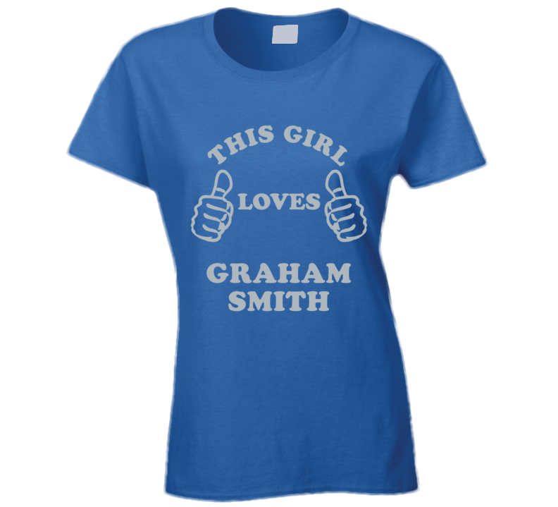 Graham Smith This Girl Loves Football Detroit Sports Michigan T Shirt Graham Smith This Girl Loves Football Detroit Sports Michigan T Shirt