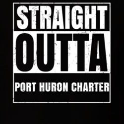 Straight Outta Port Huron Charter Michigan City County Compton Parody T Shirt 18972458