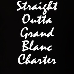 Grand Blanc Charter Michigan Straight Outta Hip Hop Parody T Shirt 2273429
