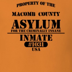 Macomb County Michigan Insane Prison Asylum T Shirt 2278795