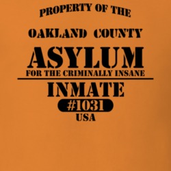 Oakland County Michigan Insane Prison Asylum T Shirt 2278840