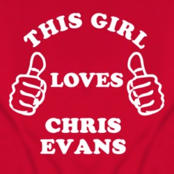 Chris Evans Detroit Michigan Hockeytown This Girl Loves T shirt 2565489