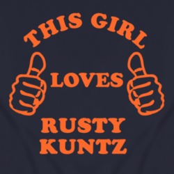 Rusty Kuntz Detroit Michigan Baseball This Girl Loves T shirt 2578432