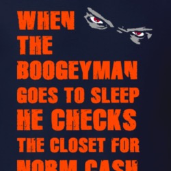 Norm Cash Detroit Michigan Baseball Boogeyman T shirt 2589989