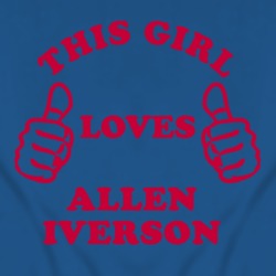 Allen Iverson Detroit Michigan This Girl Loves T shirt 2590478