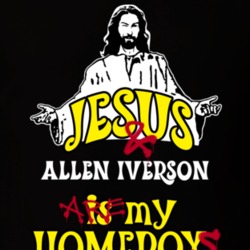 Allen Iverson Detriot Michigan Detriot Sports Jesus Homeboy T shirt 2768592