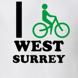West Surrey Michigan I Bike Bicycle T Shirt 3040113