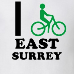 East Surrey Michigan I Bike Bicycle T Shirt 3043450
