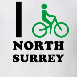North Surrey Michigan I Bike Bicycle T Shirt 3052387