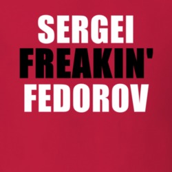Sergei Fedorov Freakin Sports Michigan Detroit Hockey T Shirt 6728299
