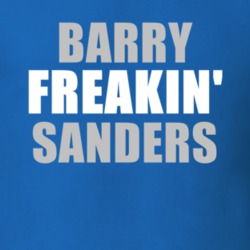 Barry Sanders Freakin Football Detroit Sports Michigan T Shirt 6732296