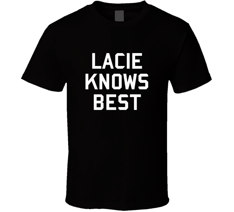 Lacie Knows Best Brooklyn 99 Gina Inspired Custom First Name T Shirt