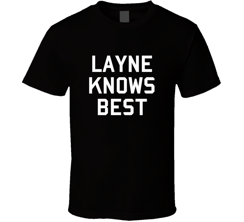Layne Knows Best Brooklyn 99 Gina Inspired Custom First Name T Shirt