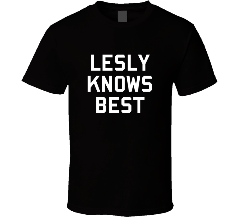 Lesly Knows Best Brooklyn 99 Gina Inspired Custom First Name T Shirt