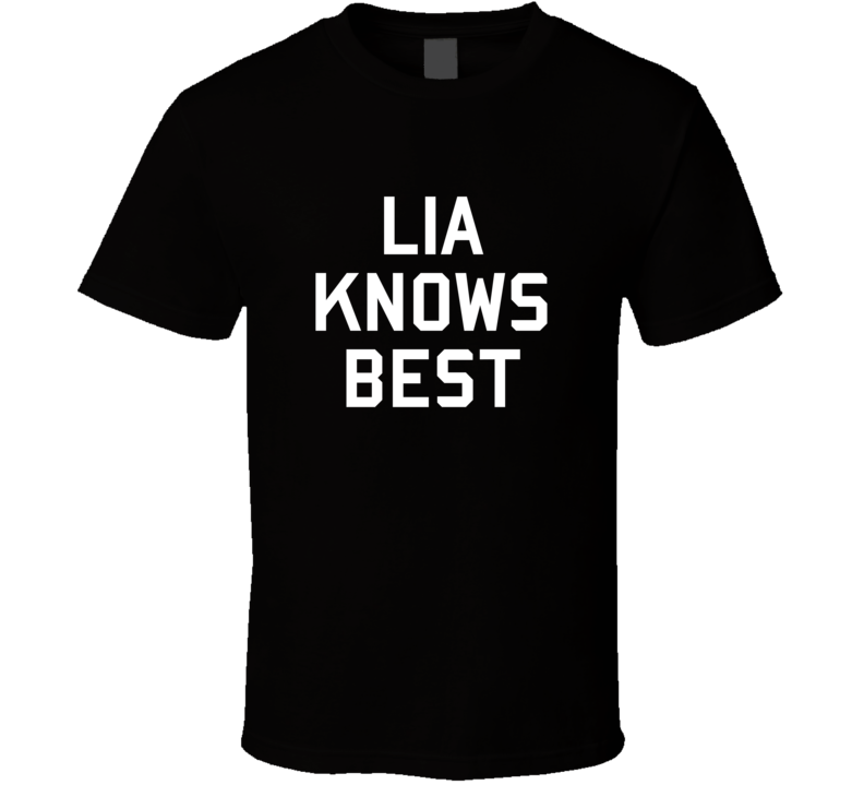 Lia Knows Best Brooklyn 99 Gina Inspired Custom First Name T Shirt