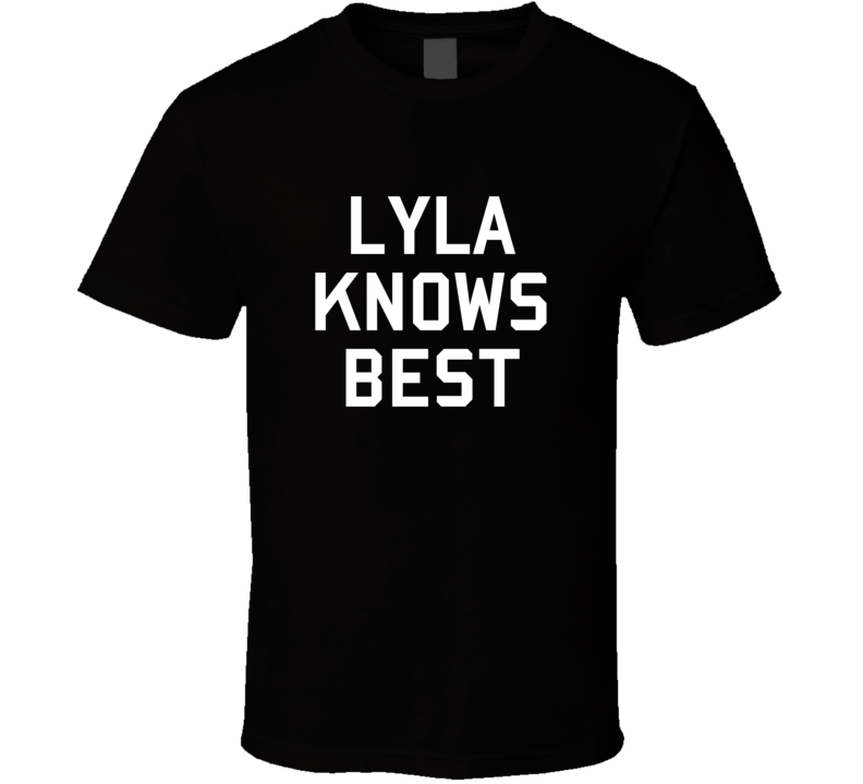 Lyla Knows Best Brooklyn 99 Gina Inspired Custom First Name T Shirt