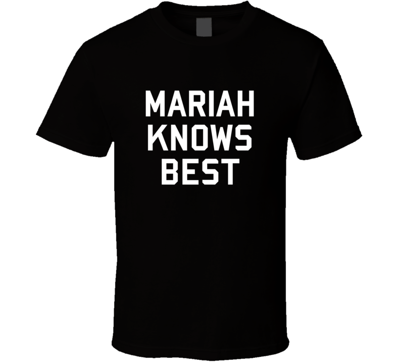 Mariah Knows Best Brooklyn 99 Gina Inspired Custom First Name T Shirt