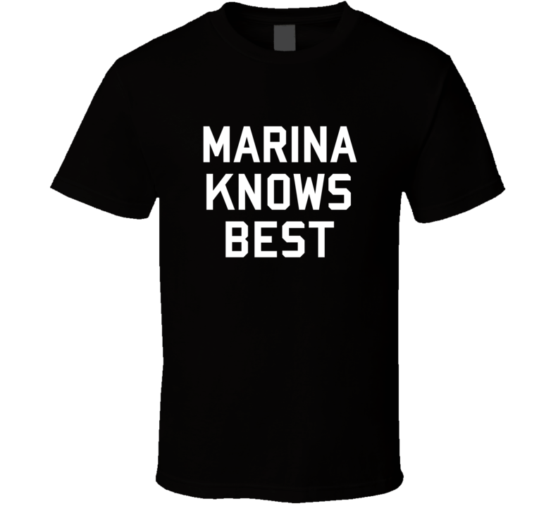 Marina Knows Best Brooklyn 99 Gina Inspired Custom First Name T Shirt