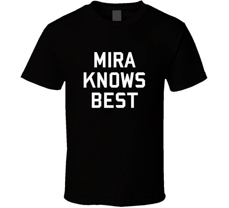 Mira Knows Best Brooklyn 99 Gina Inspired Custom First Name T Shirt