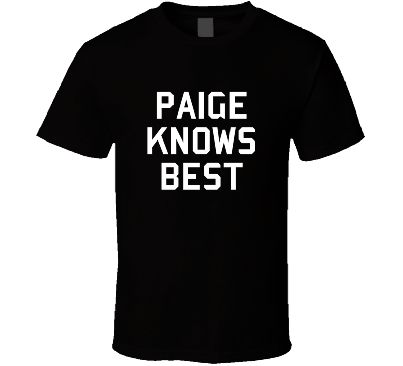 Paige Knows Best Brooklyn 99 Gina Inspired Custom First Name T Shirt