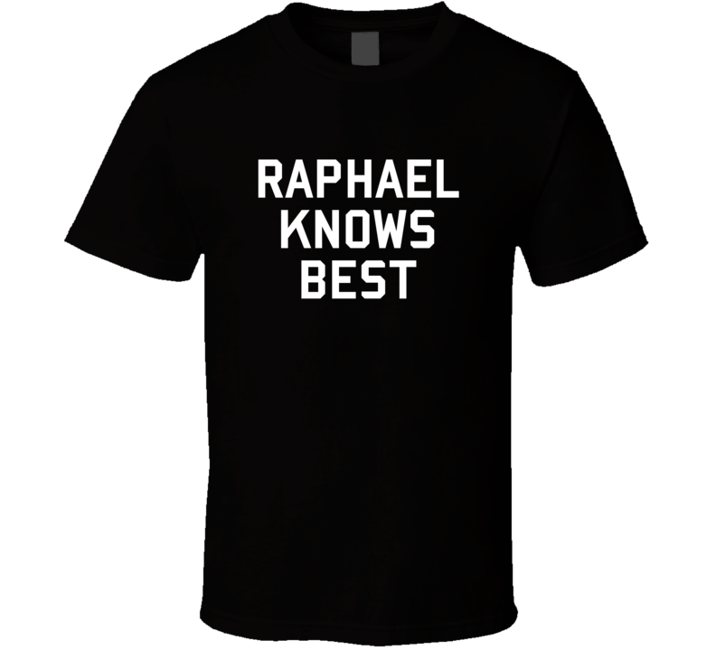 Raphael Knows Best Brooklyn 99 Gina Inspired Custom First Name T Shirt
