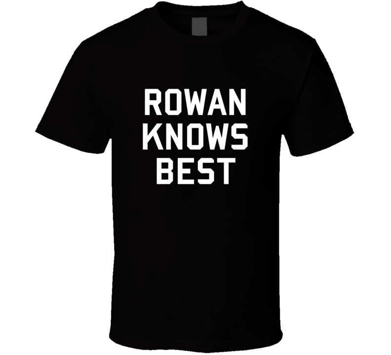 Rowan Knows Best Brooklyn 99 Gina Inspired Custom First Name T Shirt