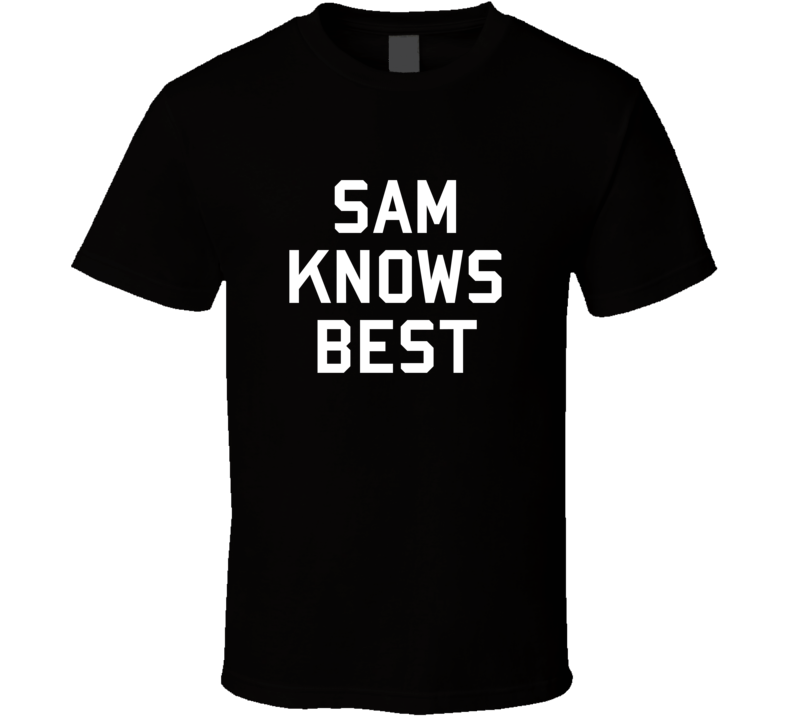 Sam Knows Best Brooklyn 99 Gina Inspired Custom First Name T Shirt