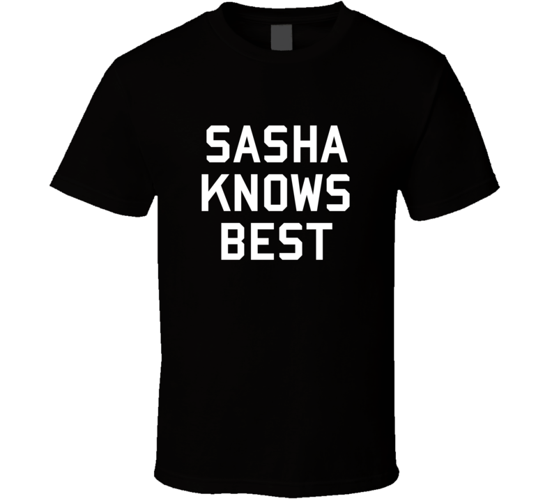 Sasha Knows Best Brooklyn 99 Gina Inspired Custom First Name T Shirt
