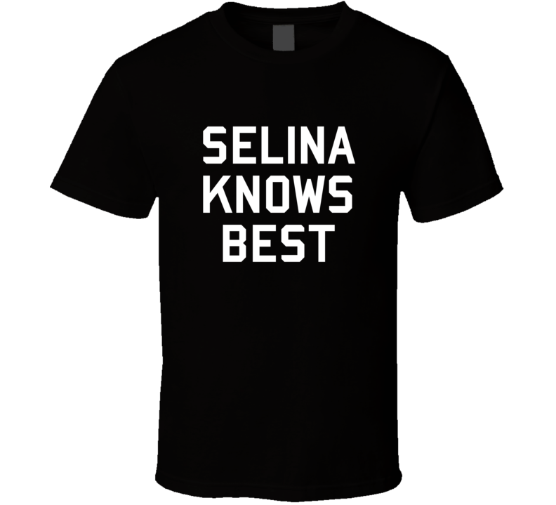 Selina Knows Best Brooklyn 99 Gina Inspired Custom First Name T Shirt