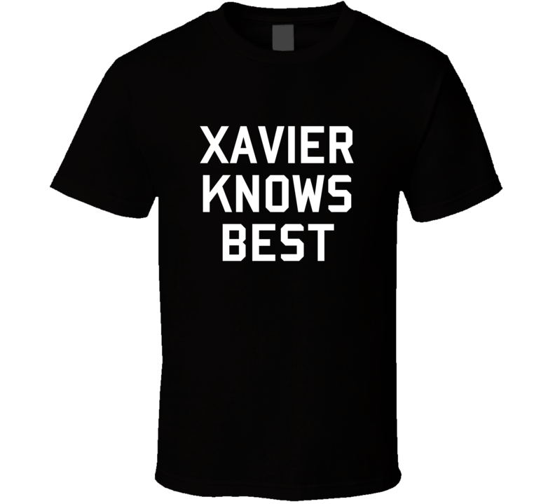Xavier Knows Best Brooklyn 99 Gina Inspired Custom First Name T Shirt