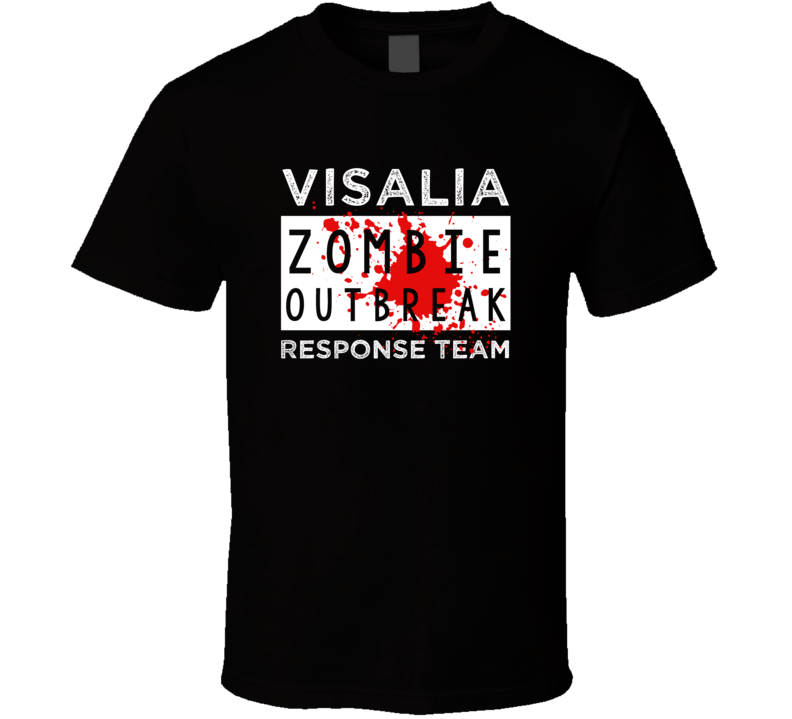 Visalia Zombie Outbreak Response Team Custom City Halloween T Shirt