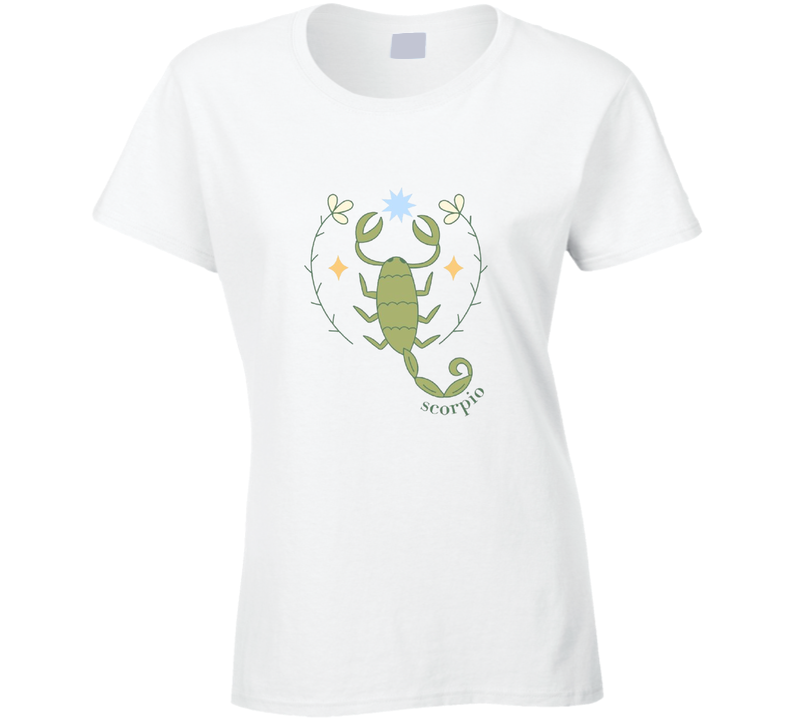 Scorpio Zodiac Sign Ladies T Shirt