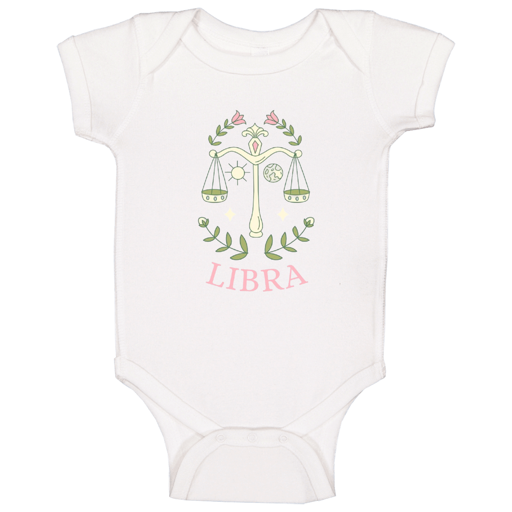 Libra Zodiac Sign Baby One Piece