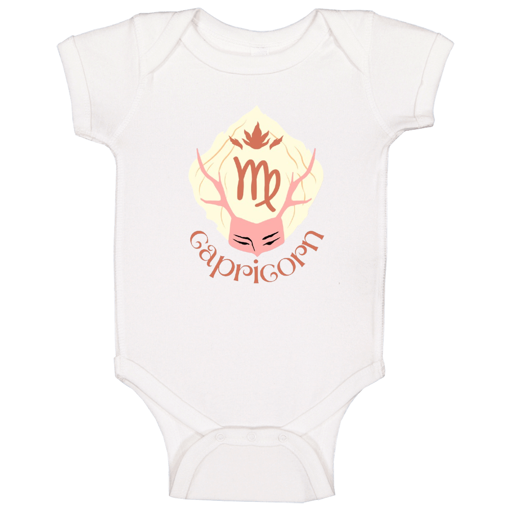 Capricorn Zodiac Baby One Piece Capricorn Zodiac Baby One Piece