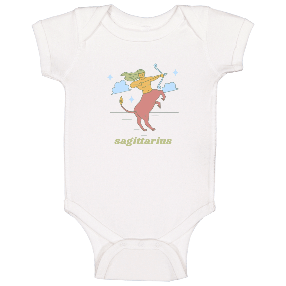 Sagittarius Zodiac Sign Baby One Piece Sagittarius Zodiac Sign Baby One Piece